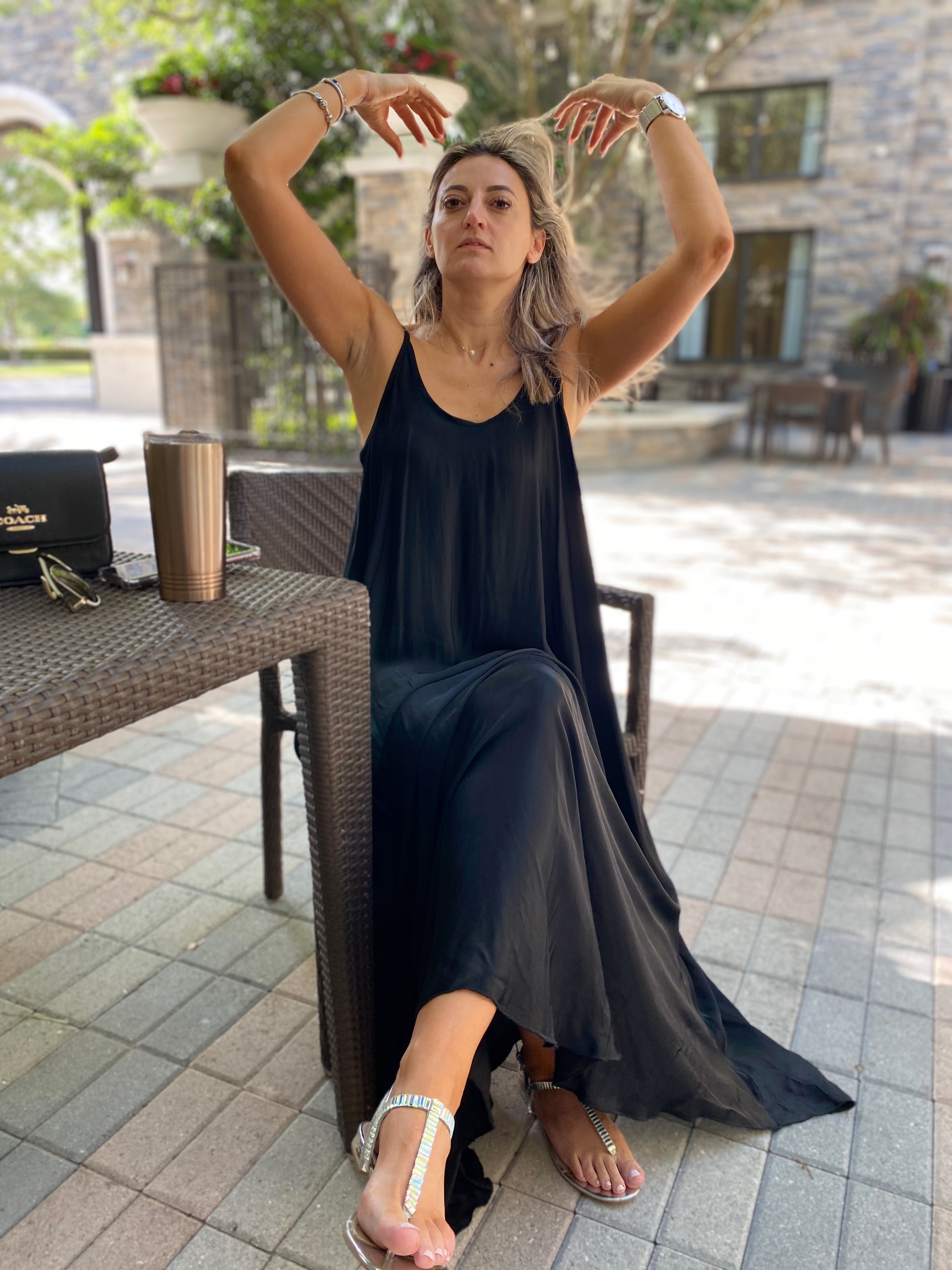 CAMI MIDI DRESS