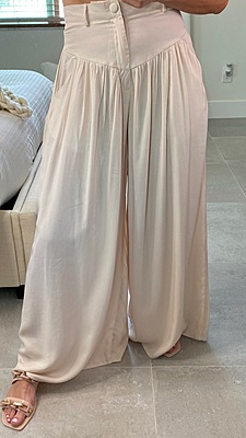 WIDE FLARED PANTS