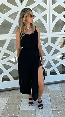 BLACK JUMPSUIT